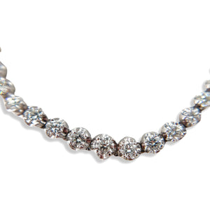 5.5 CARAT GRADUATED DIAMOND NECKLACE