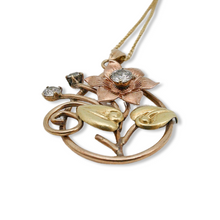 VICTORIAN TRIGOLD DIAMOND NECKLACE