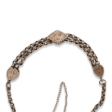 VICTORIAN ROSE GOLD HEART BRACELET