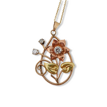 VICTORIAN TRIGOLD DIAMOND NECKLACE