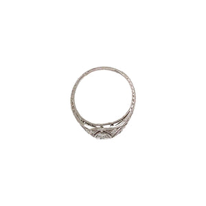 EDWARDIAN PLATINUM AND DIAMOND RING