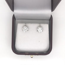 CONTEMPORARY 3 CARAT TOTAL WEIGHT DIAMOND STUD EARRINGS