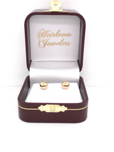 14K 7MM GOLD BALL EARRINGS