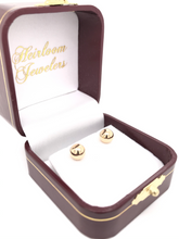 14K 7MM GOLD BALL EARRINGS