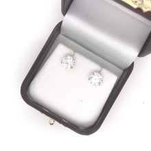 CONTEMPORARY 3 CARAT TOTAL WEIGHT DIAMOND STUD EARRINGS