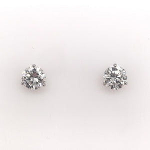 CONTEMPORARY 3 CARAT TOTAL WEIGHT DIAMOND STUD EARRINGS