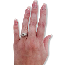 EDWARDIAN PLATINUM AND DIAMOND RING