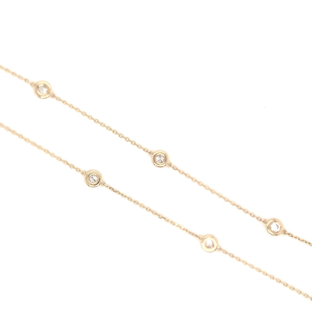 CONTEMPORARY 1 CARAT DTW DIAMOND NECKLACE