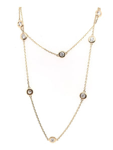 CONTEMPORARY 1 CARAT DTW DIAMOND NECKLACE