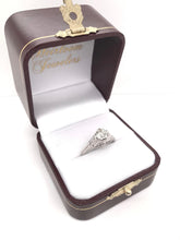 ANTIQUE ART DECO 0.71 CARAT DIAMOND SOLITAIRE RING