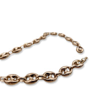 VINTAGE 14K PUFF LINK NECKLACE
