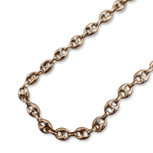 VINTAGE 14K PUFF LINK NECKLACE