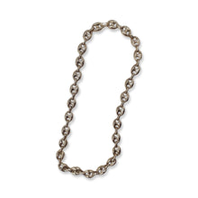 VINTAGE 14K PUFF LINK NECKLACE