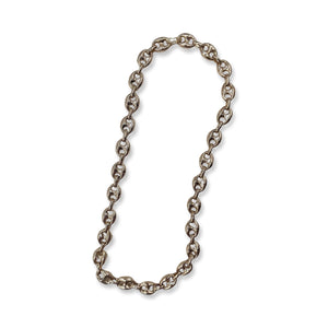 VINTAGE 14K PUFF LINK NECKLACE