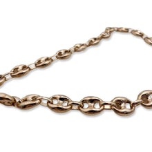 VINTAGE 14K PUFF LINK NECKLACE