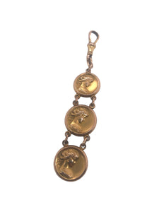 Victorian Era Gold Filled Charm Pendant