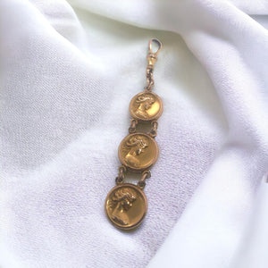 Victorian Era Gold Filled Charm Pendant