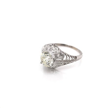 EDWARDIAN 1.50 CARAT DIAMOND PLATINUM RING