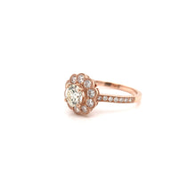 1.34 CTW ANTIQUE INSPIRED ROSE GOLD DIAMOND RING