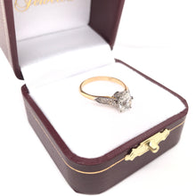 0.95 CARAT PEAR CUT DIAMOND SOLITAIRE STYLE RING