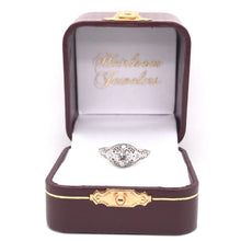 ANTIQUE 0.55 CARAT DIAMOND PLATINUM FILIGREE RING