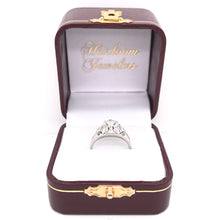 ART DECO 0.45 CARAT DIAMOND AND FLORAL FILIGREE RING