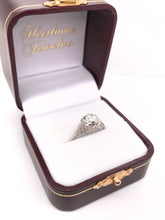 ART DECO 0.50 CARAT DIAMOND FILIGREE RING