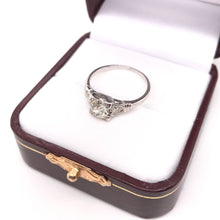 ART DECO 0.75 CARAT DIAMOND SOLITAIRE STYLE RING