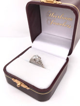 ART DECO 0.50 CARAT DIAMOND FILIGREE RING