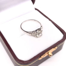 ART DECO 0.75 CARAT DIAMOND SOLITAIRE STYLE RING