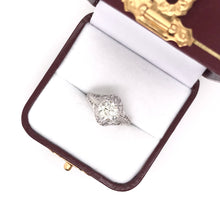 EDWARDIAN 1.50 CARAT DIAMOND PLATINUM RING