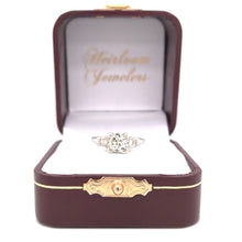 ART DECO 0.75 CARAT DIAMOND SOLITAIRE STYLE RING
