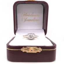 ART DECO 0.50 CARAT DIAMOND FILIGREE RING