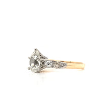 0.95 CARAT PEAR CUT DIAMOND SOLITAIRE STYLE RING