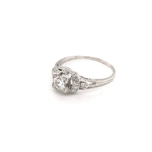 ANTIQUE 0.35 CARAT PLATINUM DIAMOND RING