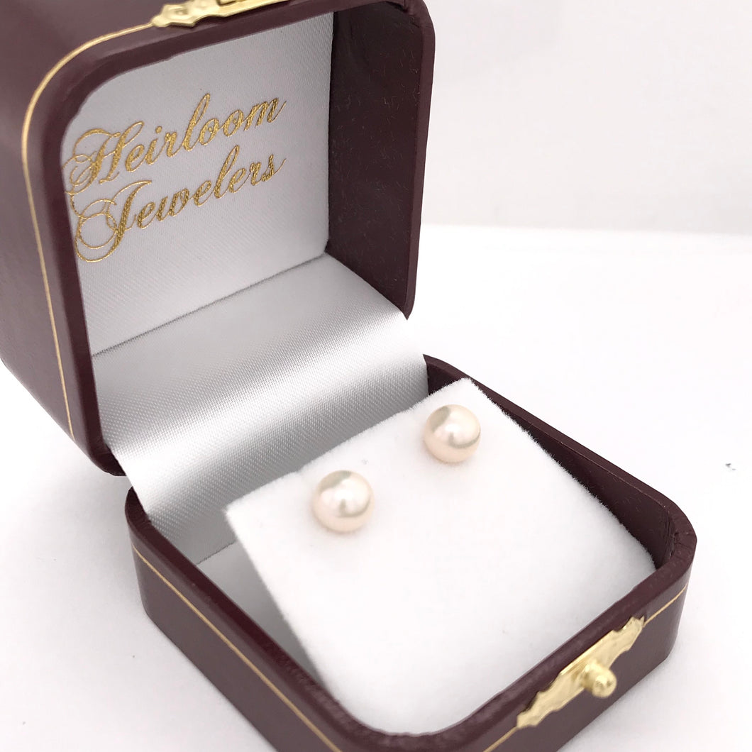 6.5 MM PEARL EARRINGS