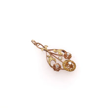 VICTORIAN DIAMOND AND PEARL LAVALIER PENDANT