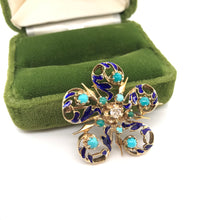 VINTAGE ENAMEL BROOCH