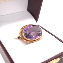 ANTIQUE AMETHYST BROOCH