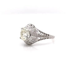 EDWARDIAN 1.50 CARAT DIAMOND PLATINUM RING