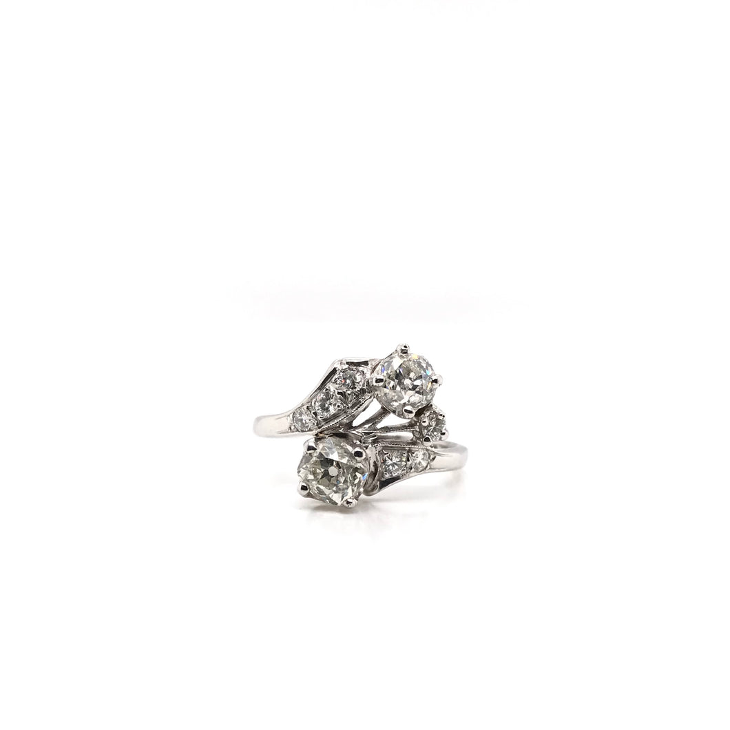 MID-CENTURY 1.50 DTW DIAMOND RING