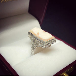 EDWARDIAN CAMEO RING