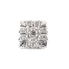 RETRO DIAMOND CLUSTER RING