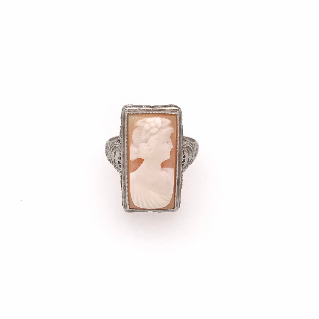EDWARDIAN CAMEO RING