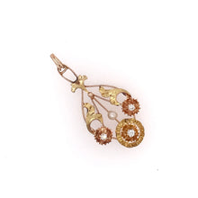 VICTORIAN DIAMOND AND PEARL LAVALIER PENDANT