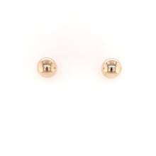 8 MM GOLD BALL EARRINGS