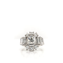 2.1 CARAT MID CENTURY DIAMOND RING