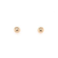14K 7MM GOLD BALL EARRINGS