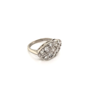 MID CENTURY STYLIZED PRINCESS RING