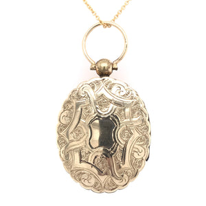 10K GOLD VICTORIAN LOCKET